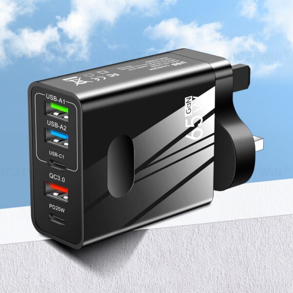 Universal Fast Charger – Type-C PD + Dual USB | Compact Travel Adapter (RMG Nexus Recommended)
