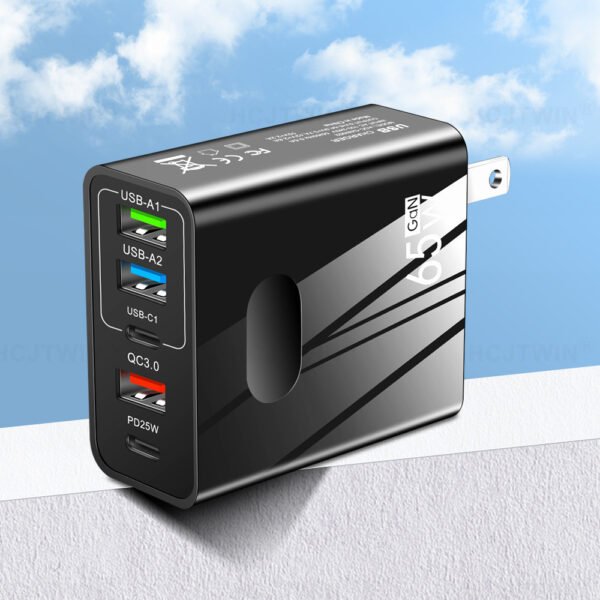 Universal Fast Charger – Type-C PD + Dual USB | Compact Travel Adapter (RMG Nexus Recommended)