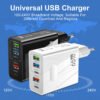 Universal Fast Charger – Type-C PD + Dual USB | Compact Travel Adapter (RMG Nexus Recommended)