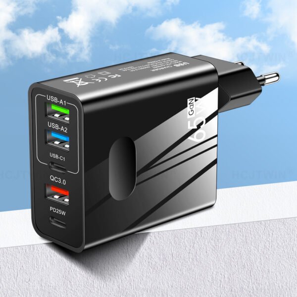 Universal Fast Charger – Type-C PD + Dual USB | Compact Travel Adapter (RMG Nexus Recommended)