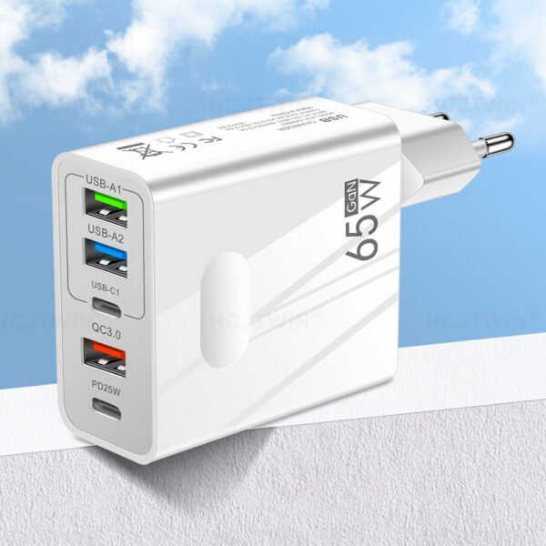 Universal Fast Charger – Type-C PD + Dual USB | Compact Travel Adapter (RMG Nexus Recommended)